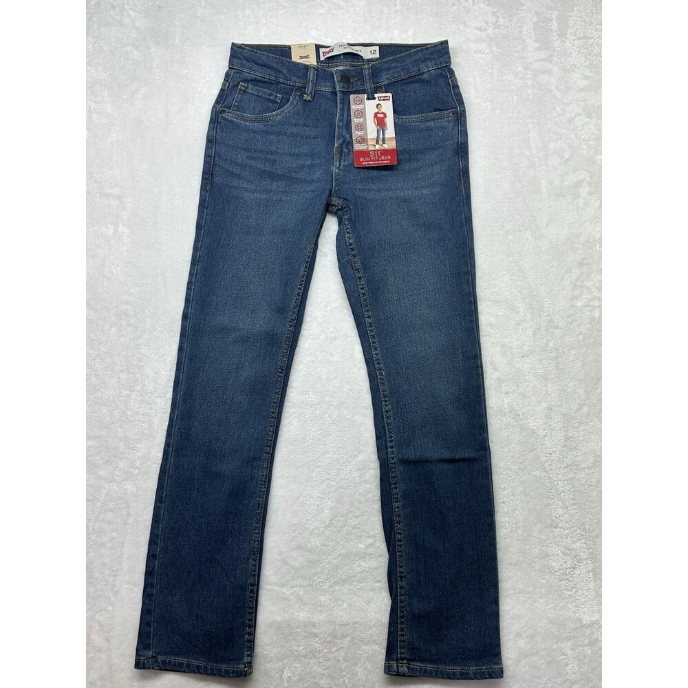 Levi’s 511 Boys Slim Fit Jeans Size 12 Adjustable Waist Stretch